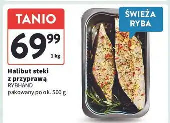 Intermarche Halibut steki z przyprawą Rybhand oferta