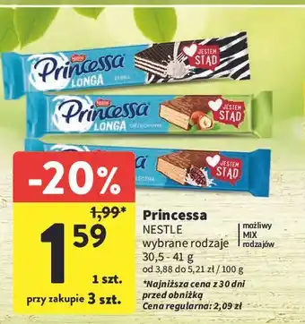 Intermarche Wafelek zebra Princessa Longa oferta