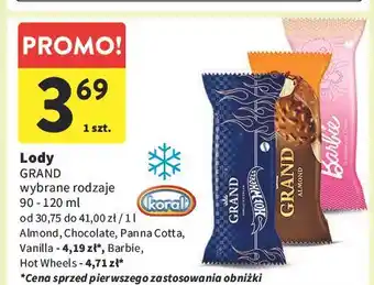 Intermarche Lód panna cotta Koral Grand oferta
