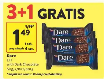 Intermarche Wafelek w ciemnej czekoladzie Eti Dare oferta