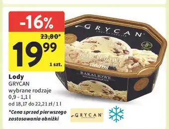 Intermarche Lody bakaliowe Grycan oferta
