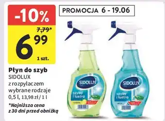 Intermarche Płyn do szyb lemon Sidolux Crystal oferta