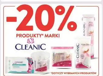 Intermarche Płatki kosmetyczne pure effect kwadratowe Cleanic oferta