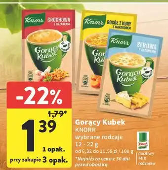 Intermarche Serowa z grzankami Knorr Gorący Kubek oferta