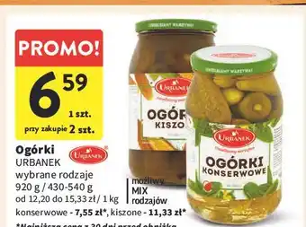 Intermarche Ogórki kiszone Urbanek oferta