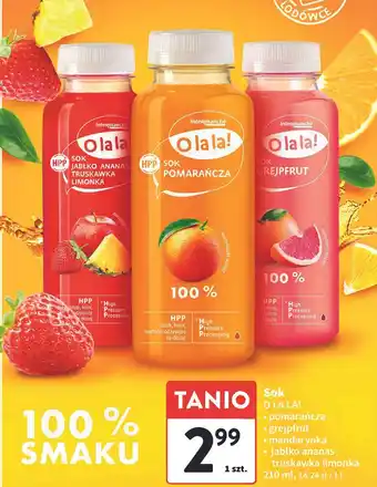 Intermarche Sok pomarańczowy O La La! oferta