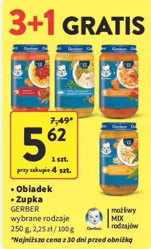 Intermarche Obiadek warzywa z kurczakiem i kaszą Gerber Junior oferta