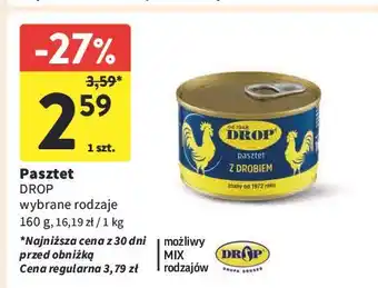 Intermarche Pasztet z drobiem Drop oferta