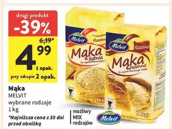 Intermarche Mąka pszenna razowa Melvit oferta