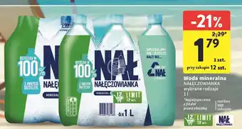 Intermarche Woda niegazowana Nałęczowianka oferta