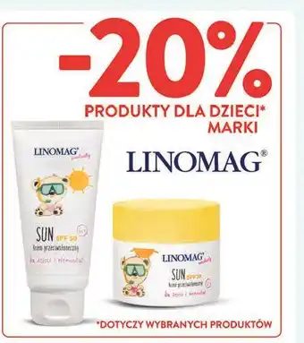 Intermarche Krem przeciwsłoneczny dla dzieci spf 50 Linomag Sun oferta