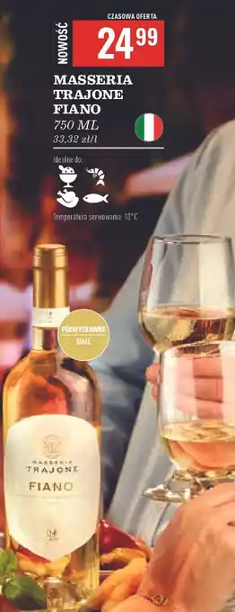Biedronka Wino Masseria Trajone Fiano oferta