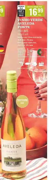 Biedronka Wino Aveleda Fonte Winho Verde oferta
