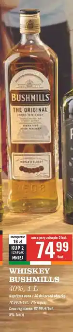 Biedronka Whiskey Bushmills Original oferta
