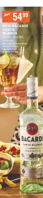Biedronka Rum Bacardi Carta Blanca oferta