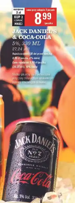 Biedronka Drink Jack Daniel's & Cola oferta