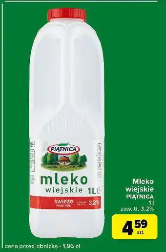 Carrefour Express Mleko wiejskie 3.2% Piątnica oferta