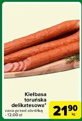 Carrefour Express Kiełbasa toruńska oferta