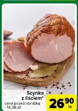 Carrefour Express Szynka z liściem oferta
