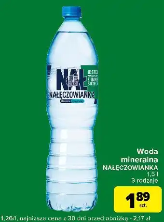 Carrefour Express Woda niegazowana Nałęczowianka oferta