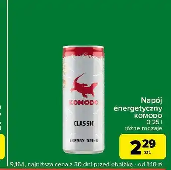 Carrefour Express Napój classic Komodo Energy Drink oferta