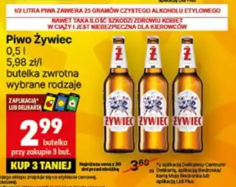 Delikatesy Centrum Piwo Żywiec oferta
