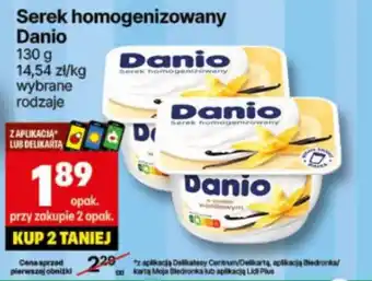 Delikatesy Centrum Serek homogenizowany Danio oferta