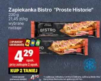 Delikatesy Centrum Zapiekanka Bistro Proste Historie oferta