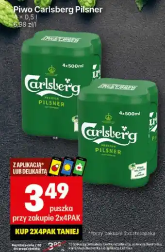 Delikatesy Centrum Piwo Carlsberg Pilsner oferta