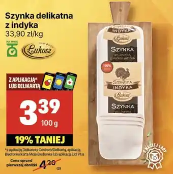 Delikatesy Centrum Szynka delikatna z indyka oferta