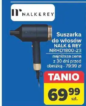 Carrefour Suszarka do włosów nrhd1800-23 Nalk&Rey oferta