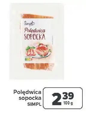 Carrefour Polędwica sopocka Simpl oferta