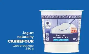 Carrefour Jogurt naturalny typu greckiego Carrefour Extra oferta