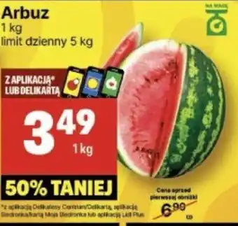 Delikatesy Centrum Arbuz 1kg oferta