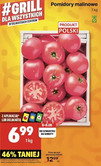 Delikatesy Centrum Pomidory malinowe 1kg oferta