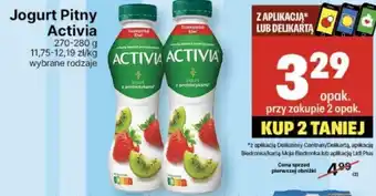 Delikatesy Centrum Jogurt Pitny Activia 270-280g oferta