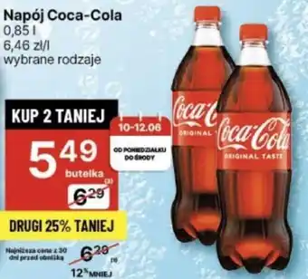 Delikatesy Centrum Napój Coca-Cola 0,85l oferta
