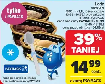 Carrefour Market Lody GRYCAN 900ml-1,1l oferta