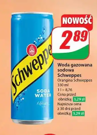Dino Napój soda water Schweppes oferta
