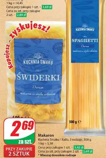 Dino Makaron spaghetti Kuchnia Smaku oferta