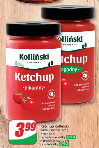 Dino Ketchup pikantny Kotliński Specjał oferta