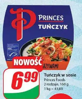 Dino Tuńczyk w kawałkach z warzywami sosie pomidorowym Princes oferta