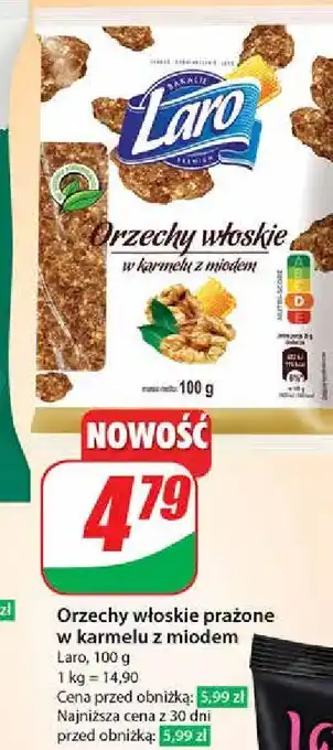Dino Orzechy włoskie w karmelu z miodem Laro oferta
