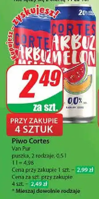 Dino Piwo Cortes 0.0% Arbuz Melon oferta