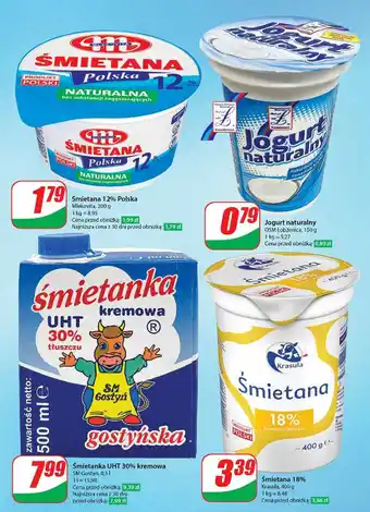 Dino Śmietana polska 12 % Mlekovita oferta