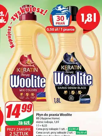 Płyn do prania dark Woolite Keratin