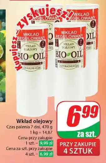 Dino Wkład olejowy 7 dni Bio Oil oferta