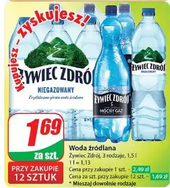 Dino Woda mocny gaz Żywiec Zdrój oferta