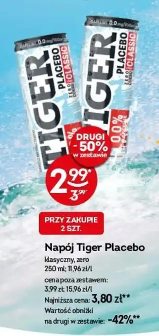 Żabka Napój Tiger Placebo 250 ml oferta