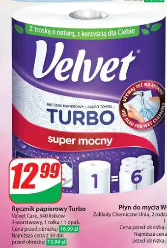 Dino Recznik papierowy Velvet Turbo oferta